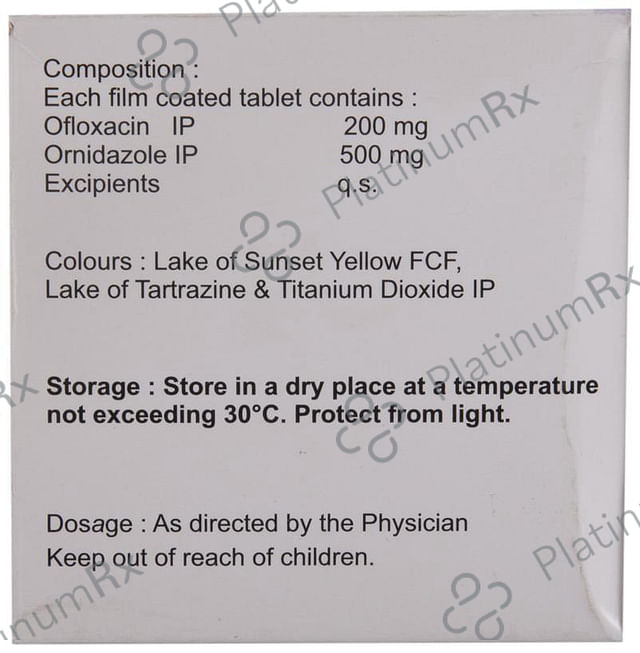 Zenflox OZ 200/500mg Tablet 10s