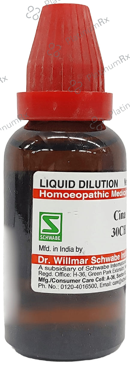 Dr Willmar Schwabe India Cina Dilution 30 CH