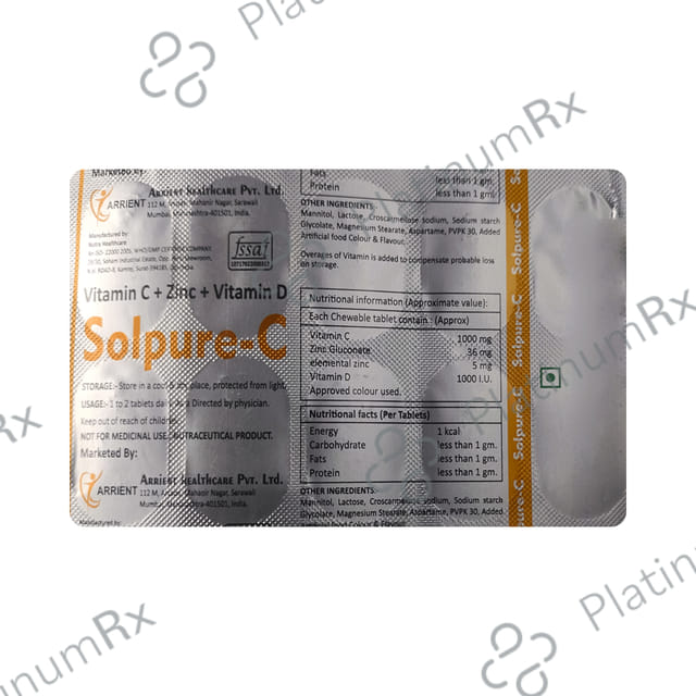Solpure-C Chewable Tablet