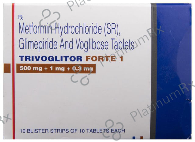 Trivoglitor Forte 1/500/0.3mg Tablet SR 10s