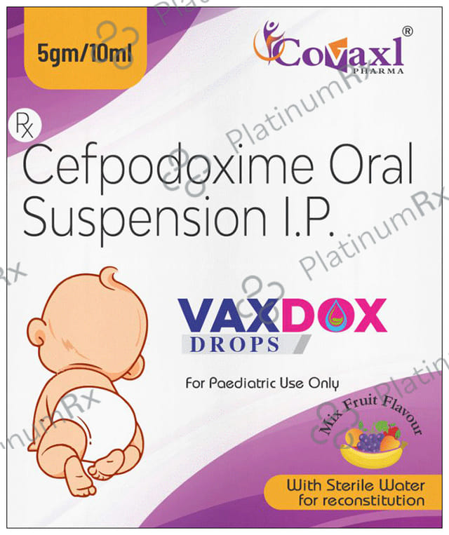 Vaxdox 25mg Drop Mix Fruit Flavour 10ml