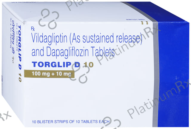 Torglip D 10 Tablet SR 10/100mg 10s