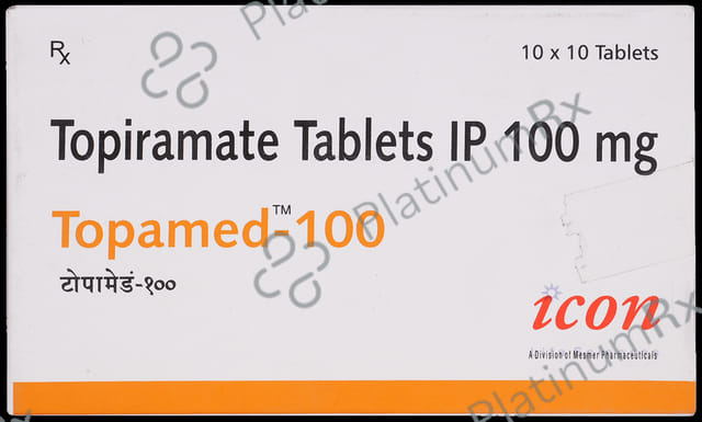 Topamed 100mg Tablet 10s