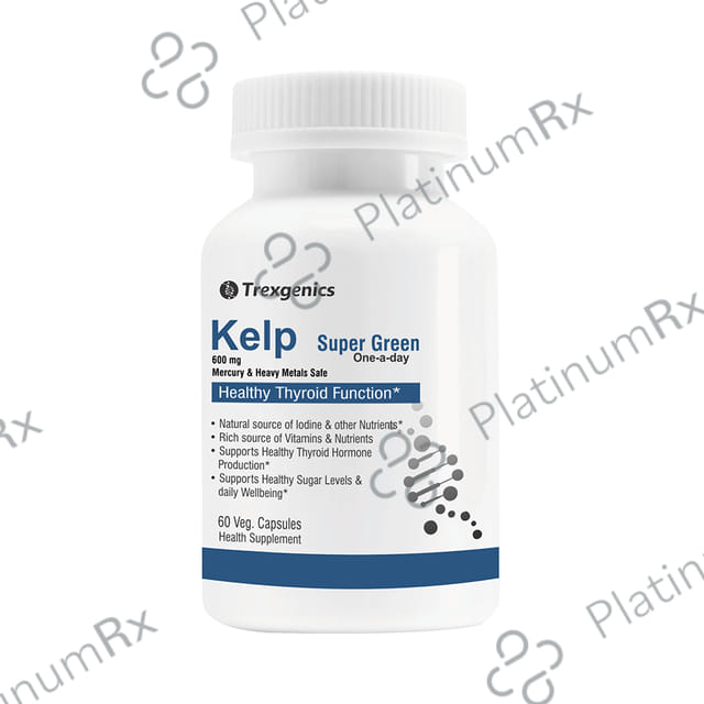 Trexgenics Kelp Super Green 600mg Veg. Capsules