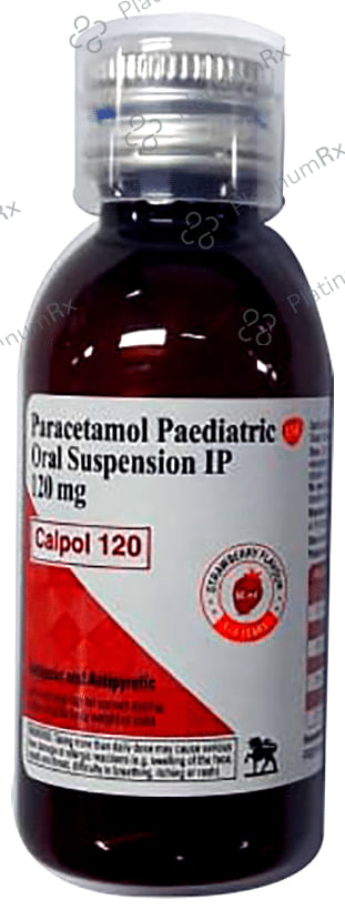 Calpol 120mg Suspension Strawberry 60ml