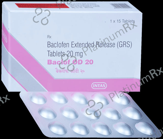 Baclof OD 20mg Tablet ER 15s