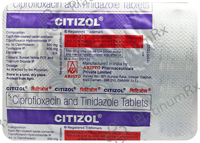 Citizol 500 mg/600 mg Tablet