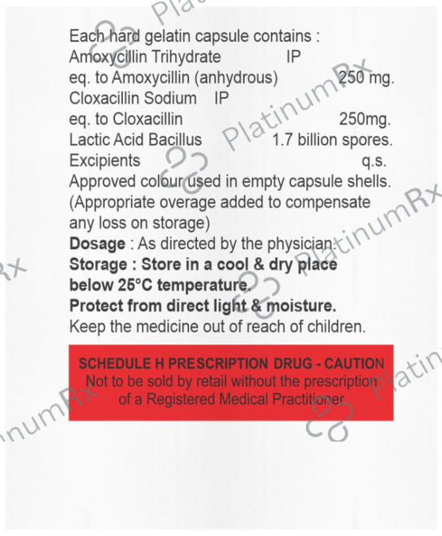Moxyvil CX 250/250mg Capsule 10s