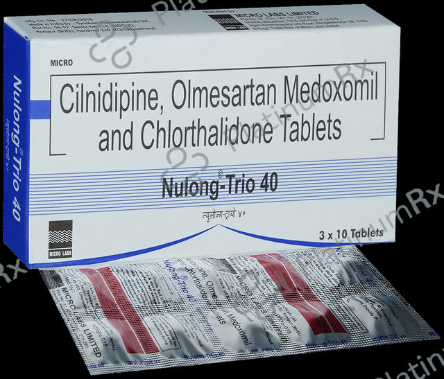 Nulong Trio 40/10/12.5mg Tablet 10s