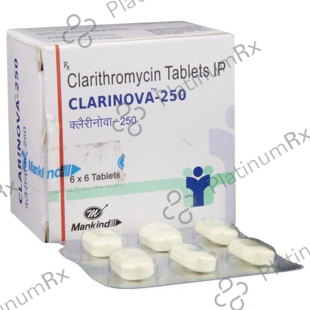 Clarinova 250mg Tablet 10s