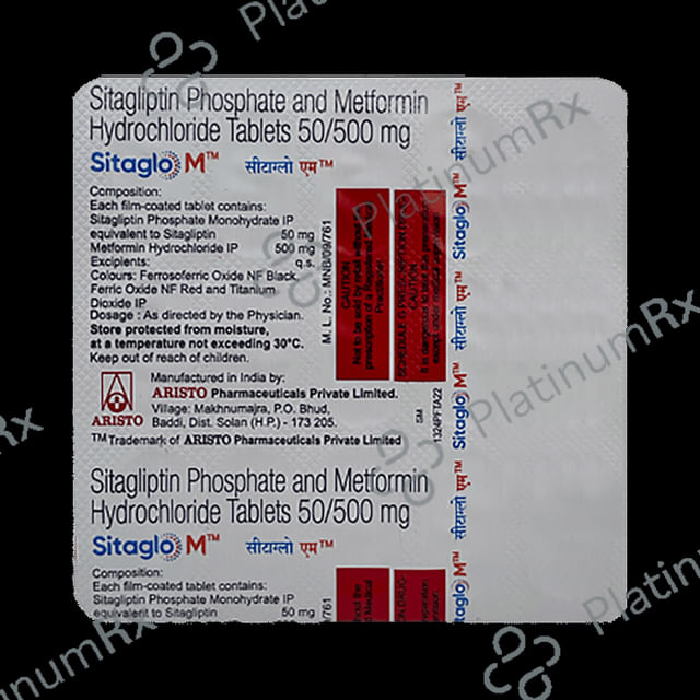 Sitaglo M 500/50mg Tablet 15s