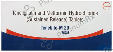 Tenebite M 20/1000mg Tablet SR 15s