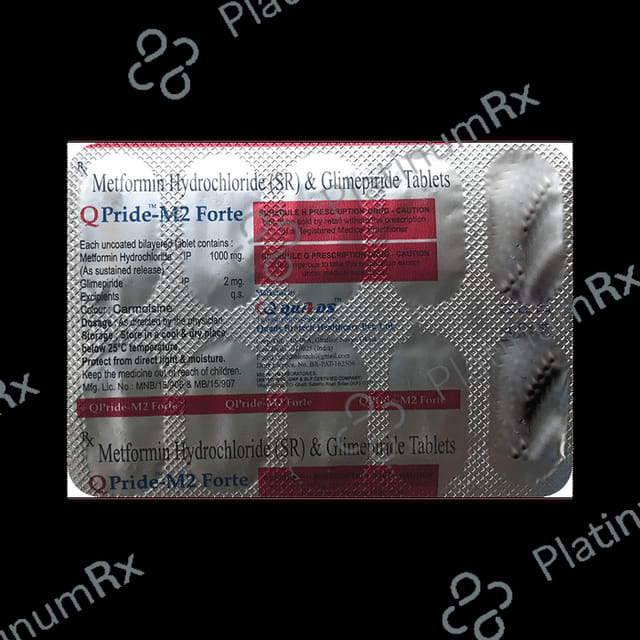 QPride M2/1000mg Forte Tablet SR 10s