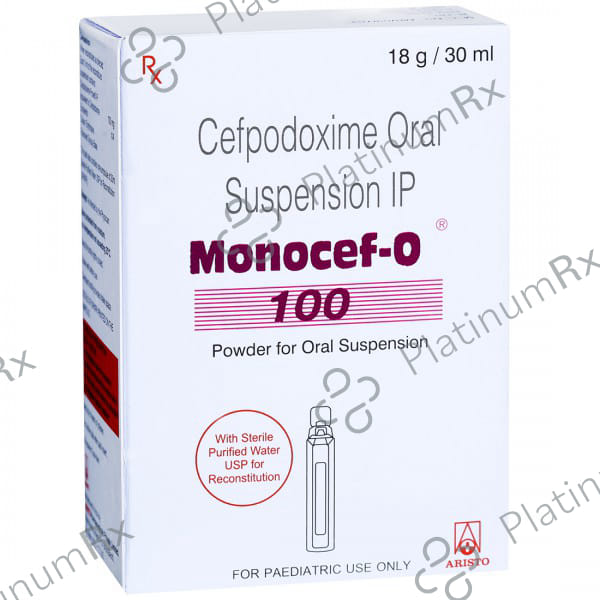 Monocef O 100mg Dry Syrup 30ml