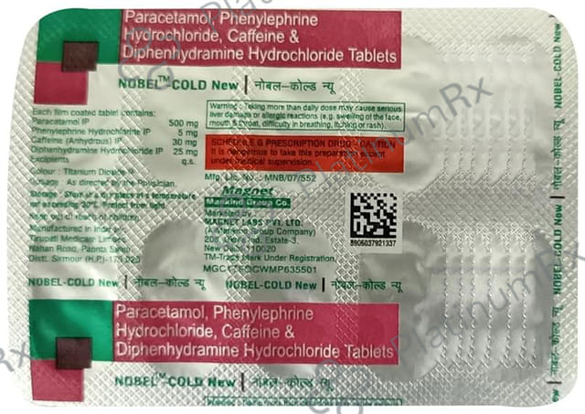 Nobel Cold New Tablet