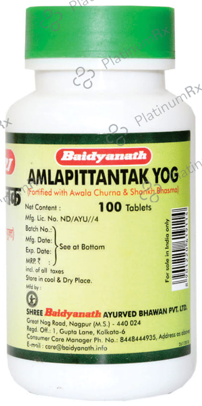 Baidyanath (Nagpur) Amlapittantak Yog 100 tablets