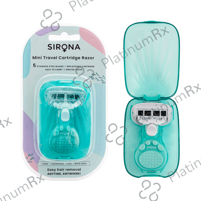 Sirona Mini Travel Cartridge Razor 1s