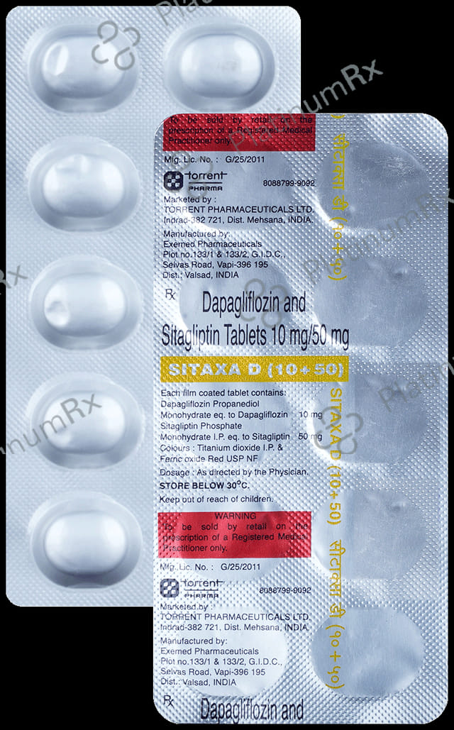 Sitaxa D 10/50mg Tablet 10s
