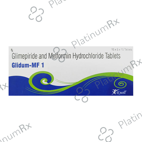 Glidum MF 1/500mg ER Tablet 10s