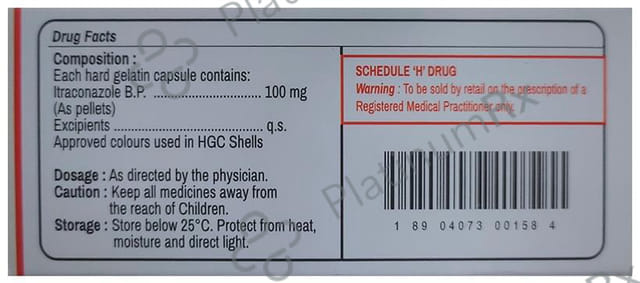 Mitraa 100mg Capsule 4s