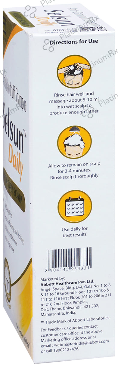Selsun Daily Anti Dandruff Shampoo 60ml