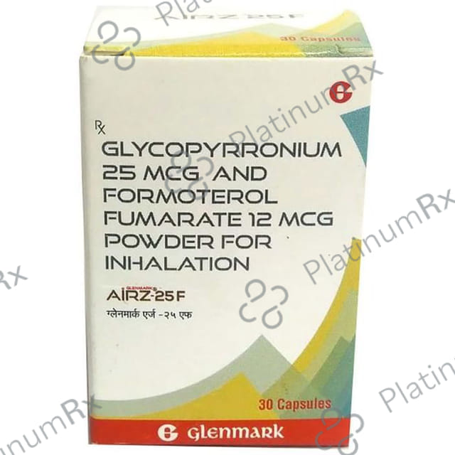 Airz 25F 12/25mcg Capsule 30s