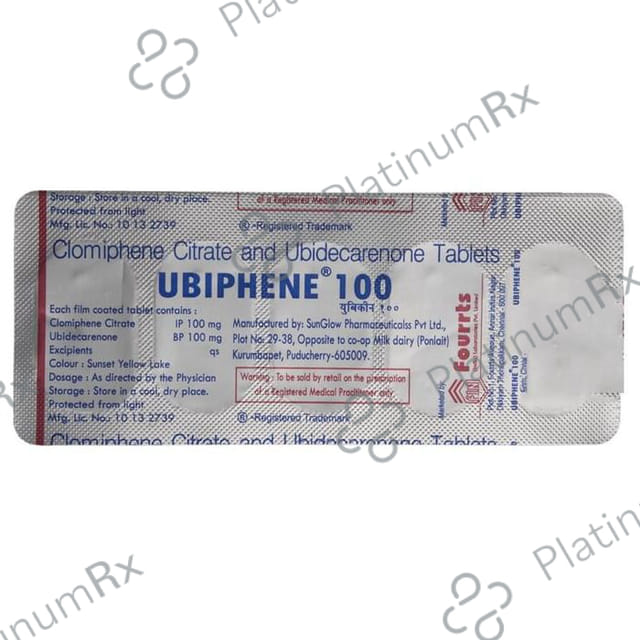 Ubiphene 100/100mg Tablet 5s