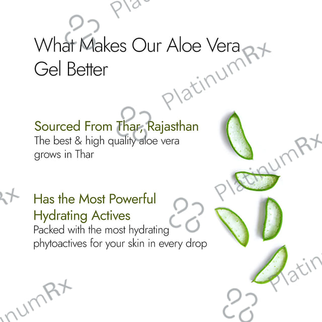 Pure Aloe Vera Gel 500g - Face & Hair - Hydrating, Moisturizing, Soothing- Multipurpose Gel Gel 500 gm