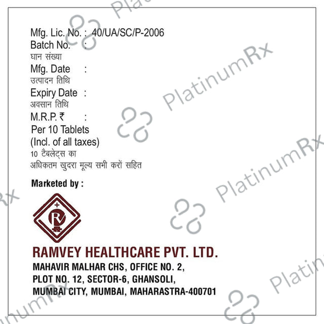 Ramprex SP 100/325/15mg Tablet 10s