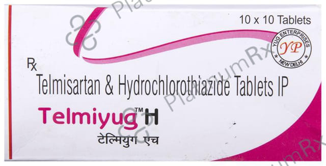 Telmiyug H Tablet 10 Tablet
