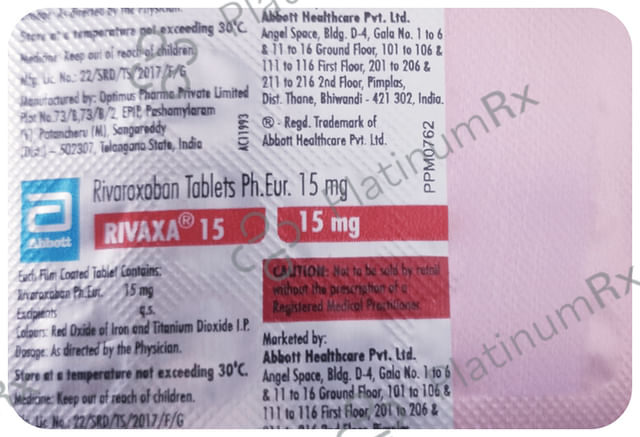 Rivaxa 15mg Tablet 15s