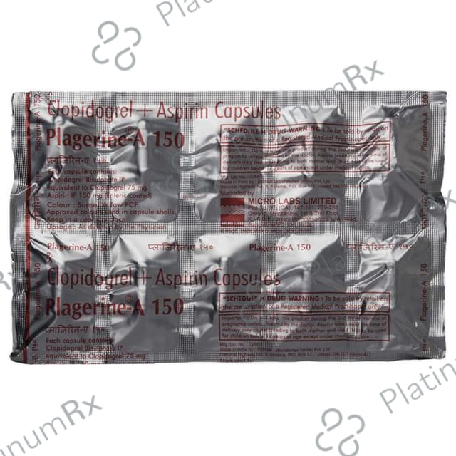 Plagerine A 150/75mg Capsule 10s