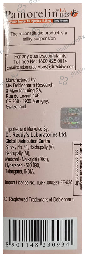 Pamorelin LA 11.25mg Powder for Injection 1s