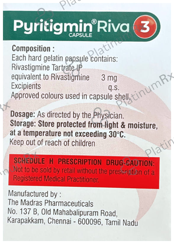 Pyritigmin Riva 3mg Capsule 10s