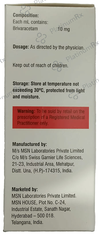 Brivanext 10mg Oral Solution 100ml