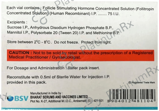 Foligraf 75IU Injection