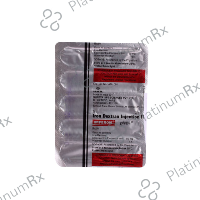 Imferon 50mg Injection 2ml