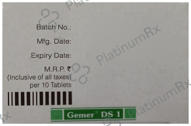 Gemer DS 1 Tablet PR 10 tablets