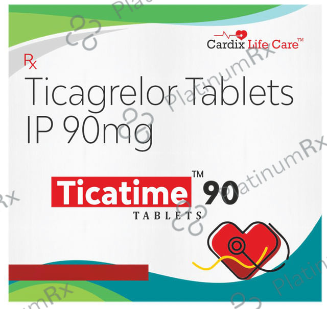 Ticatime 90mg Tablet 10s