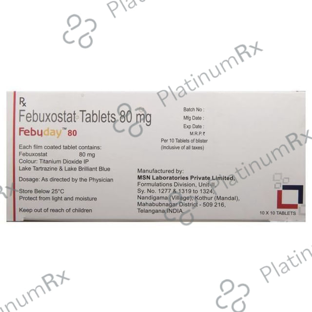 Febuday 80 Tablet