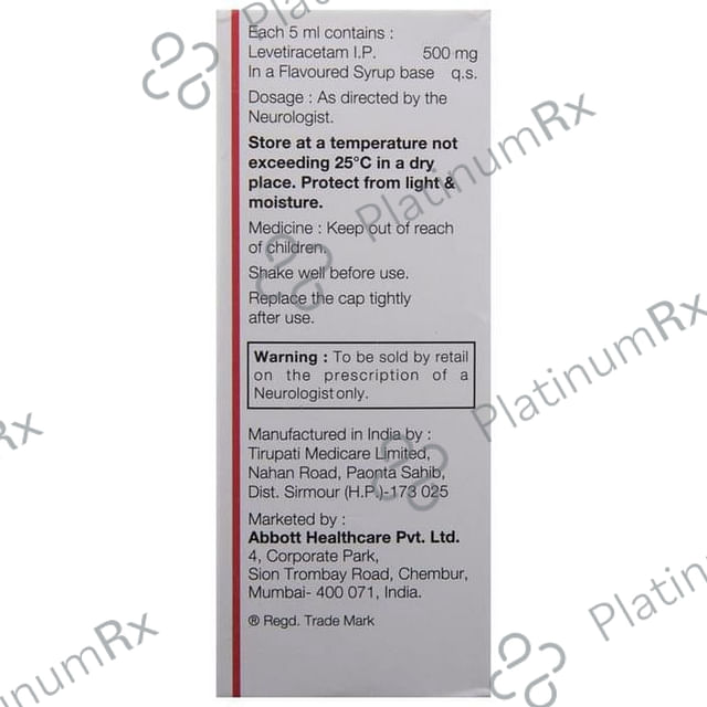 Levesam 500mg Oral Solution 100ml