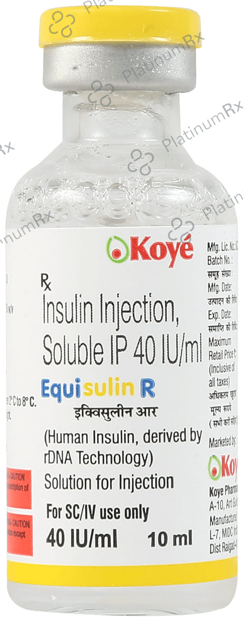 Equisulin R (40 IU/ml) (1*10ml Vial)