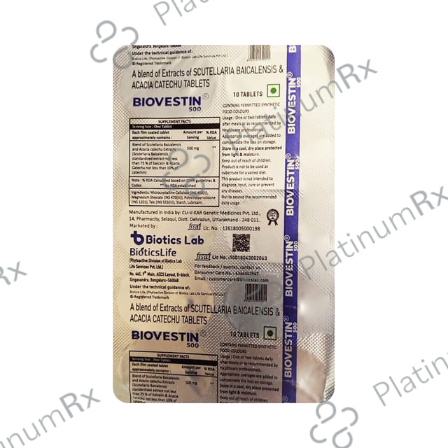 BioticsLife Biovestin 500mg Tablet 10s
