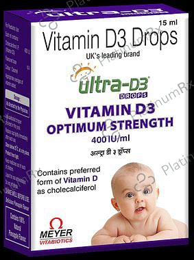 Ultra D3 400IU Pineapple Oral Drops 15ml
