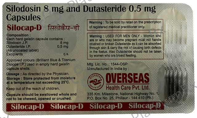 Silocap D 0.5/8mg Capsule 10s