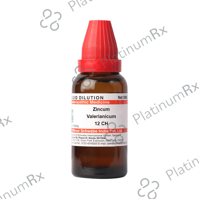 Dr Willmar Schwabe India Zincum Valerianicum Dilution 12 CH