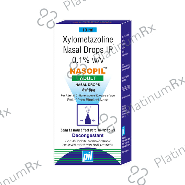 PIL Nasopil Adult Nasal Drops 10ml