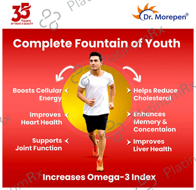 Dr. Morepen Krilliq Omega 3 Softgel Capsule