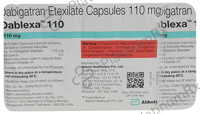 Dablexa 110mg Capsule 10s