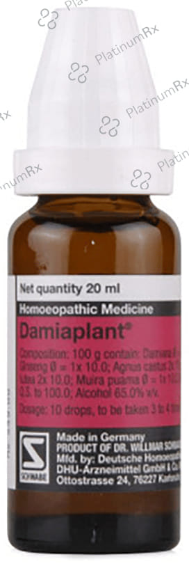 Dr Willmar Schwabe Germany Damiaplant Drop